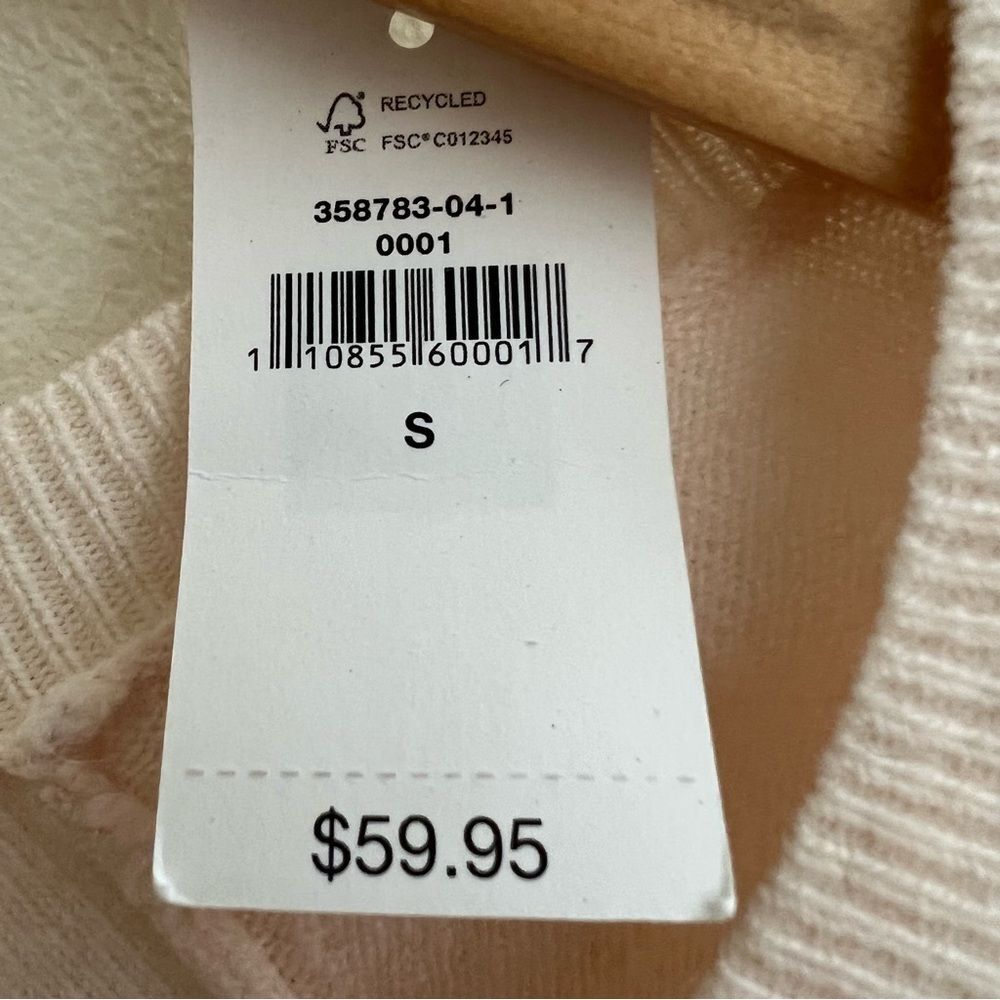 Gap Wool Blend Pink/Peach sweater women Sz Small